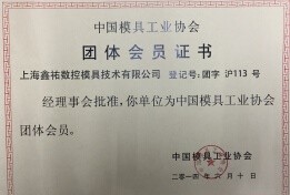 上海鑫佑培訓(xùn)是中國模具工業(yè)協(xié)會會員單位