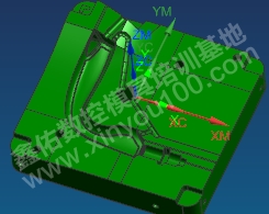 汽槍模具編程-UG加工中心編程培訓班級-學員作品